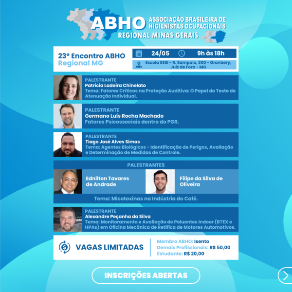 23º Encontro ABHO Regional MG