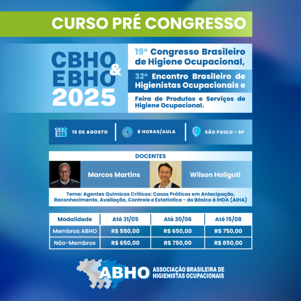 Agentes Químicos Críticos: Casos Práticos em Antecipação,  Reconhecimento, Avaliação, Controle e Estatística - do Básico à IHDA  (AIHA)