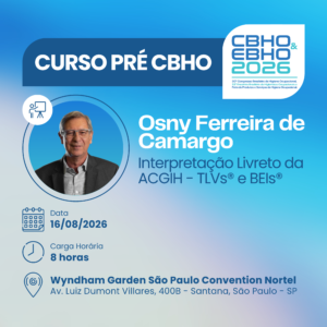 Interpretação Livreto da ACGIH -  TLVs® e BEIs®