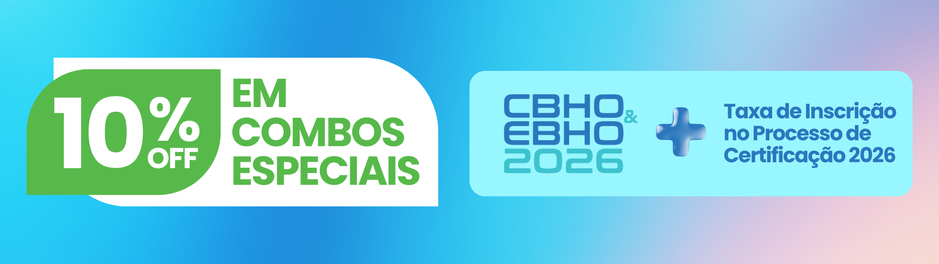 Combo CBHO 2026 + Certificacao