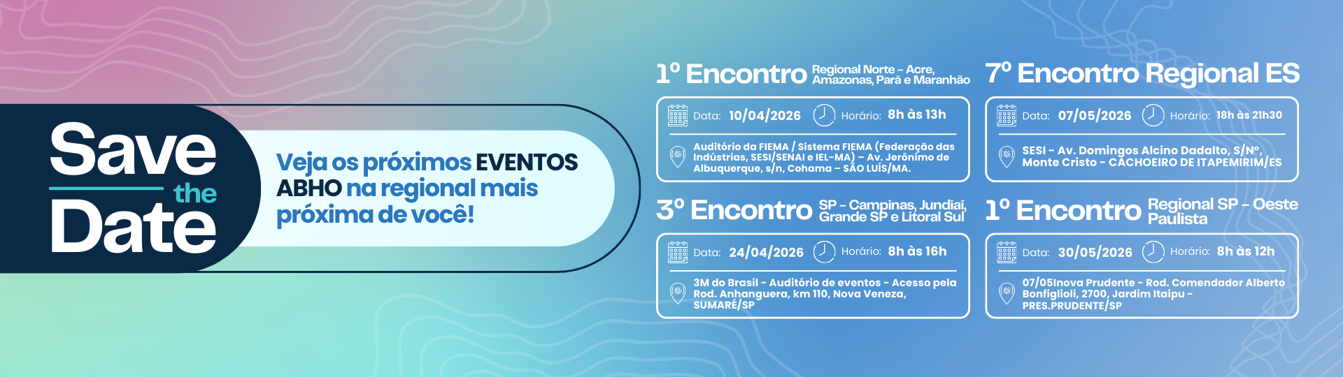 Encontros Regionais de Higienistas Ocupacionais