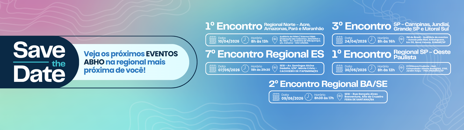 Encontros Regionais de Higienistas Ocupacionais