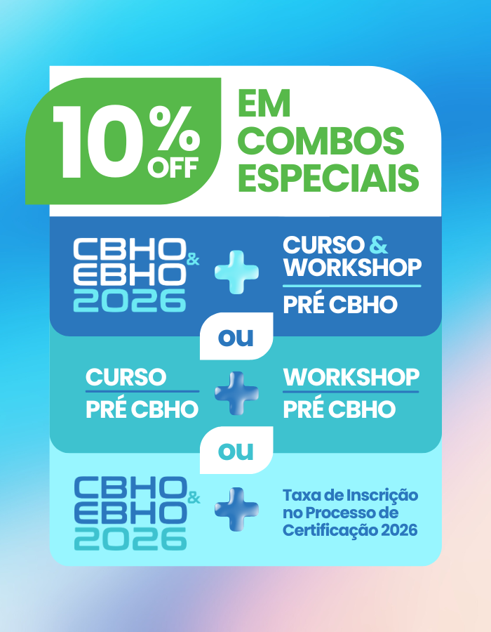 Combo Certificação + CBHO 2026