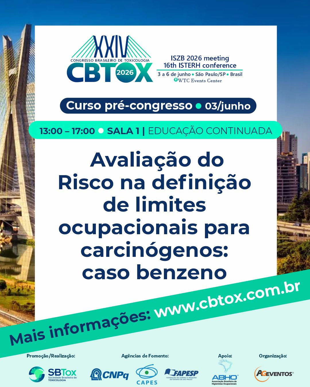XXIV Congresso Brasileiro de Toxicologia 2026