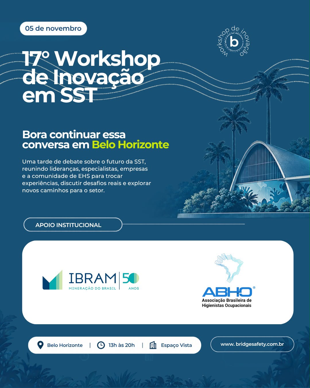 17 º Workshop de Inovação em SST - Belo Horizonte - MG